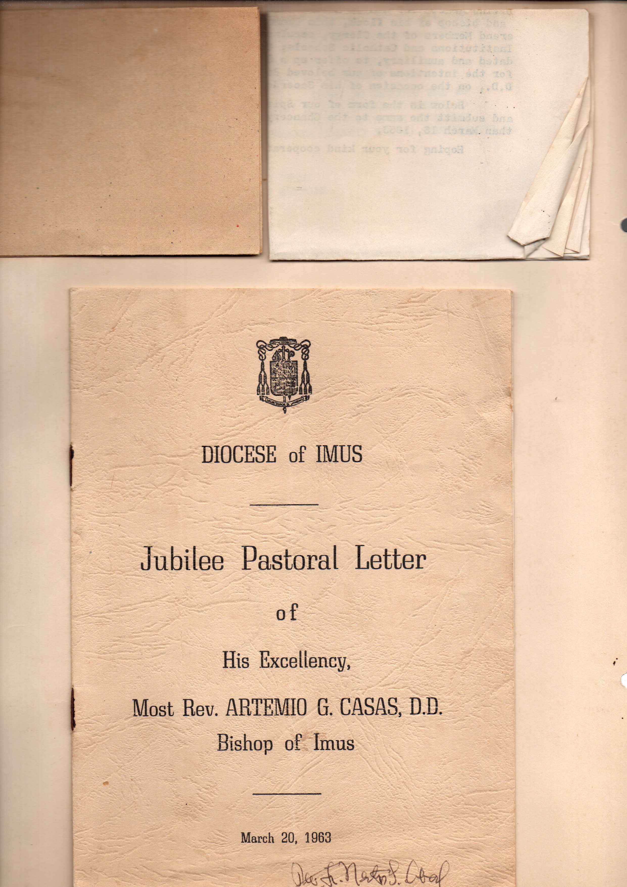 Jubilee Pastoral Letter - Bishop Casas